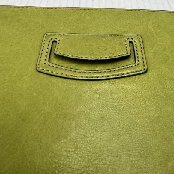Coach Green Leather iPad Folio Case 10.5” Tablet Sleeve Preppy Minimalist - Picture 7 of 16